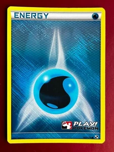 Water Energy Crosshatch League Play Promo 107 Holo Pokemon Black & White 2011 NM - Picture 1 of 1