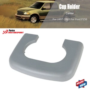 NEW For Ford F150 1997-03 Cup Holder Center Console Pad Replacement Light Grey - Picture 1 of 11