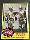 1977 Topps Star Wars Yellow Border "Threepio And Friend" #187 Vintage C9