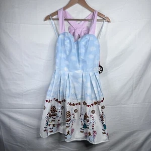 Hell Bunny Dress Womens Small Gingerbread Dream Christmas Holiday Pin Up Retro - Picture 1 of 10