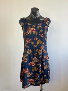 PRINCESS HIGHWAY Sleeveless Short Dress Floral Print Blue Ladies Size 8 - Picture 1 of 9