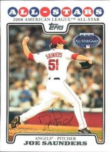 2008 Topps Update #UH82 Joe Saunders Angels AS - Picture 1 of 2