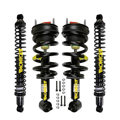 Juego completo de 4 piezas de amortiguador trasero y puntal Silverado Sierra 1500 07-13 Foto 1 de 4