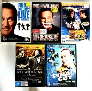 Robin Williams Movie DVD 5 x Bundle, Scifi Fantasy, Thriller, Drama, Region 4 - Picture 1 of 20