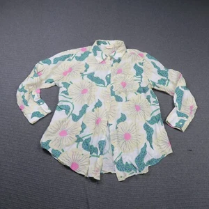 Gorman x Agathe Singer Womens Shirt 8 or XS Buttons Up Shirt Floral Casual - Picture 1 of 10