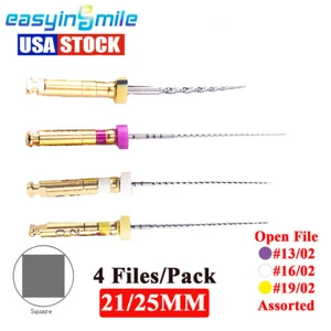 4 pc Dental Glide Path Files Endodontic NITI Rotary Files 25/21MM for endo motor - Picture 1 of 9
