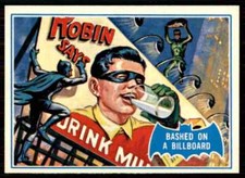 1989 Topps Batman Deluxe Reissue Edition Bashed on a Billboard #9B