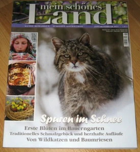 mein schönes Land Januar/Februar 2011 - Spuren im Schnee - Aufläufe - neuwertig - Bild 1 von 4