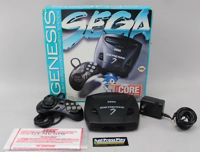 SEGA Genesis 3 Core System Black CIB - Image 1 of 4