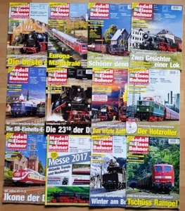 12x Modelleisenbahner 2017 Zeitschrift Jahrgang Magazin Vorbild Sammlung komplet - Bild 1 von 1