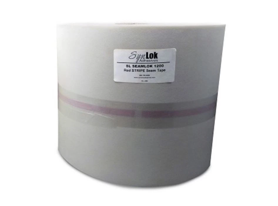 SynLok Adesivi 12"x200' Strisce Rotolo Nastro Adesivo per Cuciture in Erboso Rosso - Immagine 1 di 1