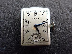 RELOJ PULSERA BULOVA VINTAGE 17,9 MM X 25,3 MM PARA HOMBRE MOVIMIENTO CAL 7AP - NO FUNCIONA  - Imagen 1 de 2
