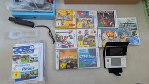 Nintendo 3DS Weiß + Nintendo Wii + 9 Spiele + Zubehörpaket (Auflösung Sammlung) - Bild 1 von 10