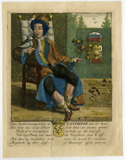 Antique Master Print-PORTRAIT-ISAAC KNOL-BARNARD MULDERS-DELFT-Anonymous-1766