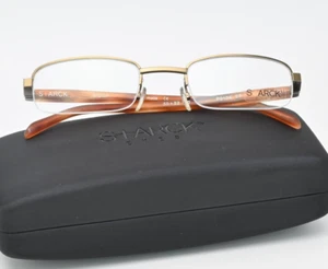 STARCK EYES Mikli Brille BIOOP P0106 05 Rechteck Halbrand Messing Havana 50-22 S - Bild 1 von 13