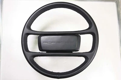 85-89 Porsche 911 930 черный руль новый кожаный 91134708408 91134708409 G - Изображение 1 из 4