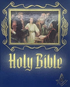 1971 Holy Bible King James KJV Masonic Heirloom Master Ref. Red Letter Freemason - Picture 1 of 13