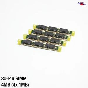 SIMM 4MB TI TI TMS44400DJ - RAM 4x1MB 30-PIN 4 MB For 80286 80386 486 386 286 - Picture 1 of 3