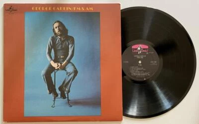 George Carlin FM & AM LP EX+ Little David Comedy (1972) - Image 1 of 4