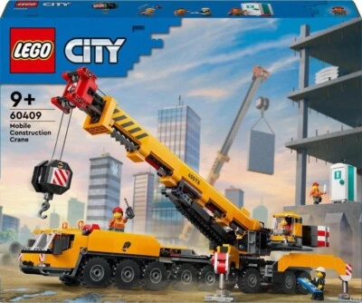 LEGO City Yellow Mobile Construction Crane 60409 Toy Building Kit 1116 pcs - Image 1 of 2
