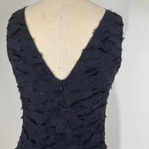 versus by gianni versace 90s black minimal bodycon with fuzzy texture - Picture 1 of 4