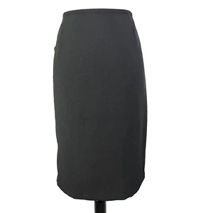 Isabella Suit Skirt size 12 Classic Black Straight Knee Career Professional Slim - Picture 1 of 9