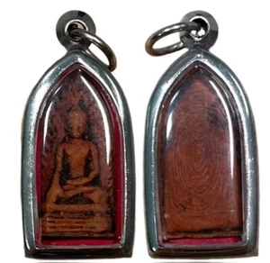 Ciondolo talismano buddha amuleto tailandese phra Rod Lumpoon raro pericolo di fuga sacro - Foto 1 di 1