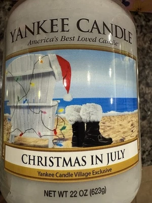 MUY RARA NAVIDAD EN LA PLAYA ¡Vela Yankee!  ¡Solo otros 3 en eBay! Foto 1 de 4