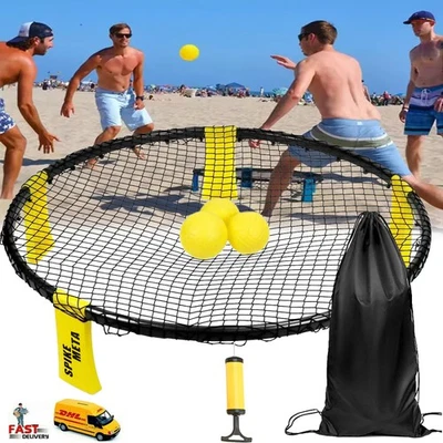 SPIKEMETA Spikeball Standard 3-Ball-Set – Spiel für Garten, Strand, Park, drinnen DHL
