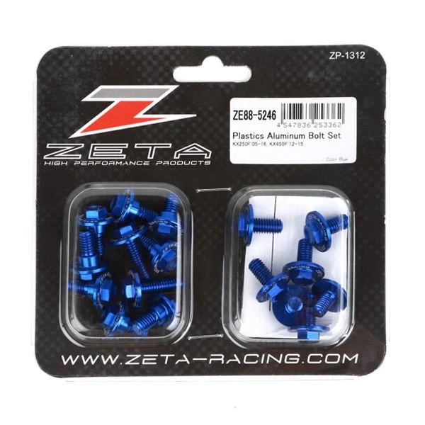 ZETA Aluminum Bolt Kit ZE88-5246 * Fits Kawasaki KX250F Models - Image 1 of 1