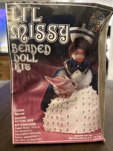 Li’l Missy Holiday Beaded Doll Kit 13365 Nurse Sealed In Box - Picture 1 of 10