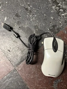 Microsoft IntelliMouse Explorer 3.0 USB PS2 Compatible Vintage Gray Mouse B13 - Picture 1 of 9