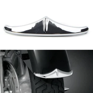 Fit for Harley Davidson Replacement Chrome Front Fender Leading Edge Accent Trim - Picture 1 of 11