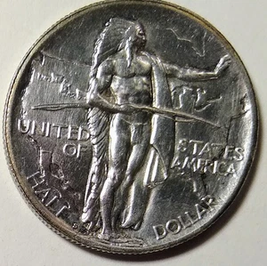 1926 S Oregon Trail Half Dollar Commemorative GEM BU 90% Silver UNC - Picture 1 of 4