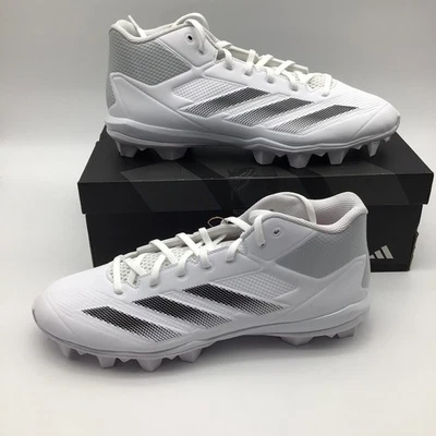 Chuteiras de beisebol Adidas Adizero Impact MD IH2540 branco preto masculino tamanho 11.5 novas - Imagem 1 de 4