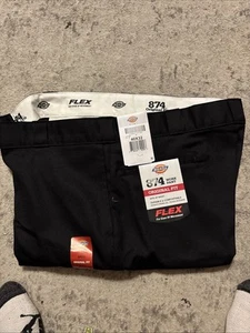 DICKIES HERREN 874 ORIGINAL FIT GRÖSSE 40 X 32 FLEX SCHWARZ ARBEITSHOSE - Bild 1 von 4