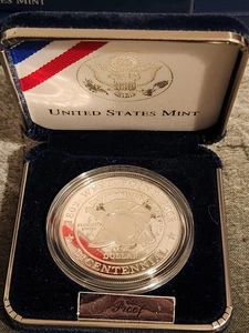 2002 USA West Point Military Academy 200th Anniversary Bicentennial Silver - Picture 1 of 5