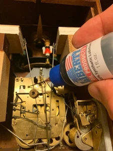 Liberty Oil The Best 100% Synthetic Oil for Lubricating All Wall Clocks Parts - Picture 1 of 3