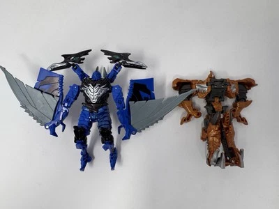 Transformers AOE 2014 Strafe & Grimlock Figure Lot Hasbro Movie - Image 1 of 2