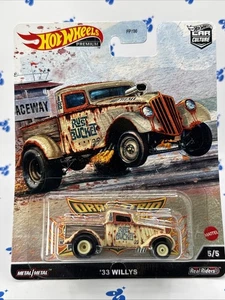 Hot Wheels 2022 Car Culture Drag Strip Demons '33 WILLYS 5/5 Rust Bucket new  - Picture 1 of 12