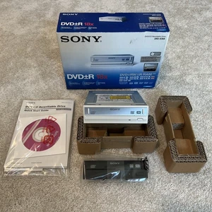 New SONY DVD/CD RW E DRIVE DRU-840A DVD+, DVD-, RW,RAM, CD 20X & BLK FACEPLATE - Picture 1 of 17