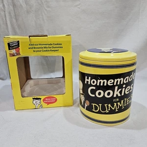Vintage Homemade Cookies For Dummies Novelty Cookie Jar (Ceramic) - Picture 1 of 16