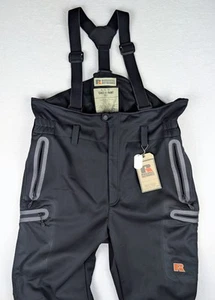 Russell Outdoors APX L4 Gale Soft Shell Pants Suspenders Black Sz XL - Picture 1 of 15