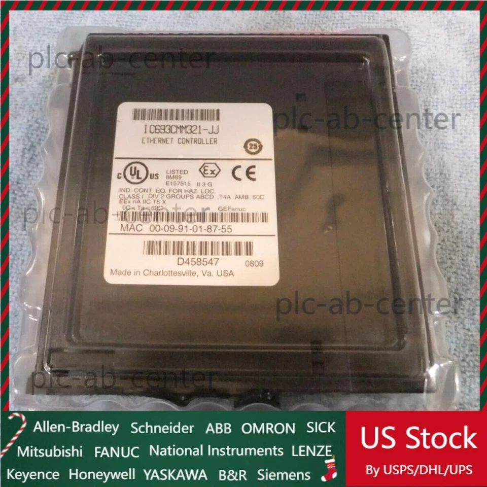 GE Fanuc IC693CMM321-JJ Ethernet Controller Module