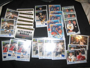 LOT (29) ALEXANDER DAIGLE NHL STAR LEGEND AUTHENTIC VINTAGE HOCKEY CARDS NICE!!! - Picture 1 of 11