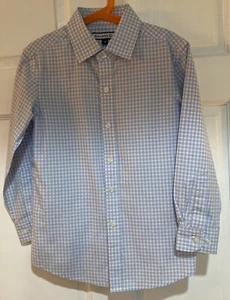 SAHARA CLUB White blue button down boy size 8 - Picture 1 of 6