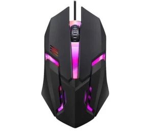 USB Wired Colorful LED Optical Wired Gamer Mouse For Desktop Laptop pc computer - Picture 1 of 7