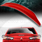 Painted Red Abs Rear Truck Duck Lid Spoiler Fit 08-17 Mitsubishi Lancer Evo 10