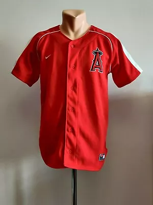Los Angeles Angels MLB Jersey Nike Vintage Shirt Baseball Men’s Red Size L Large - Image 1 of 4