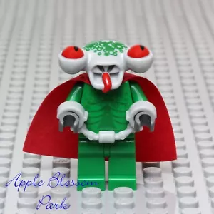 LEGO Space Police 3 Alien SQUIDMAN Minifigure Mostro Verde Calamari Uomo Capo Rosso 5980 - Foto 1 di 4